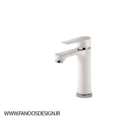 شیر روشویی باستان مدل سانا 11 روشویی سفید کروم 1 | فانوس دیزاین تولید کننده انواع درب اتاق ، ضد سرقت، درب ورودی و ضد آل