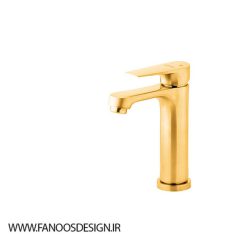 شیر روشویی باستان مدل سانا 7 روشویی گلد مات | فانوس دیزاین تولید کننده انواع درب اتاق ، ضد سرقت، درب ورودی و ضد آل