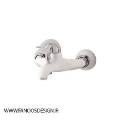 شیر حمام باستان مدل آدیش 5 سفید کروم 5 | فانوس دیزاین تولید کننده انواع درب اتاق ، ضد سرقت، درب ورودی و ضد آل