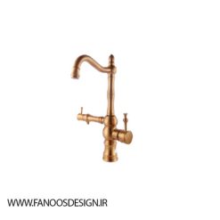 شیر ظرفشویی باستان مدل دو منظوره سرین 6 شیر ظرفشویی باستان مدل دو منظوره سرین طلای مات | فانوس دیزاین تولید کننده انواع درب اتاق ، ضد سرقت، درب ورودی و ضد آل