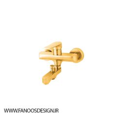 شیر حمام باستان مدل سانا 8 شیر گلد مات | فانوس دیزاین تولید کننده انواع درب اتاق ، ضد سرقت، درب ورودی و ضد آل