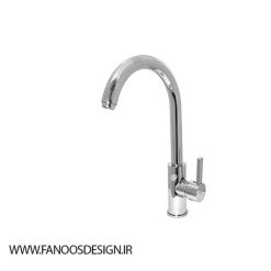 شیر ظرفشویی باستان مدل آنیتا 5 کروم براق | فانوس دیزاین تولید کننده انواع درب اتاق ، ضد سرقت، درب ورودی و ضد آل