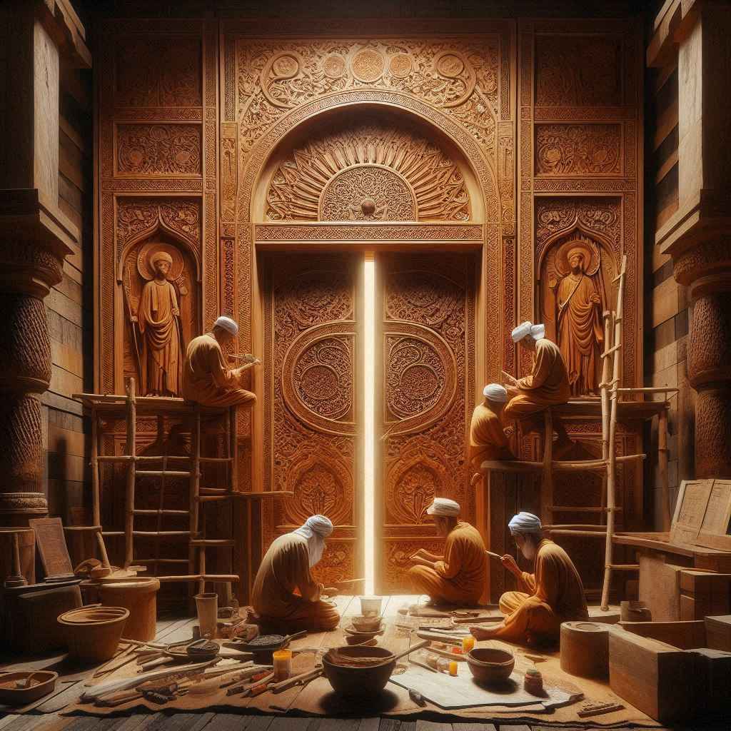 رازهای استادکاران، 3 ترفند ساده برای مرمت درب مسجد چوبی