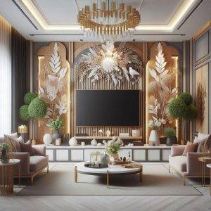 10 راه برای اجرای تی وی وال و خلق خانه‌ای لوکس