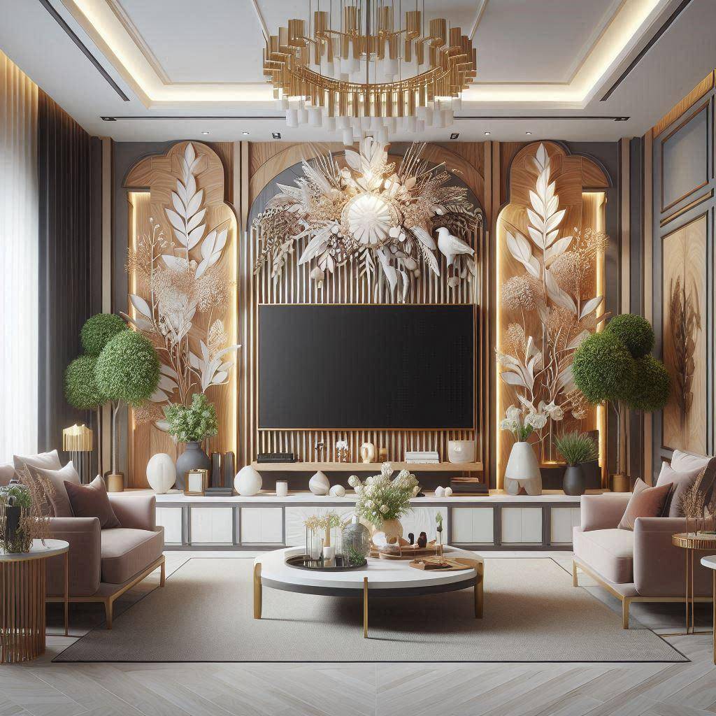 10 راه برای اجرای تی وی وال و خلق خانه‌ای لوکس