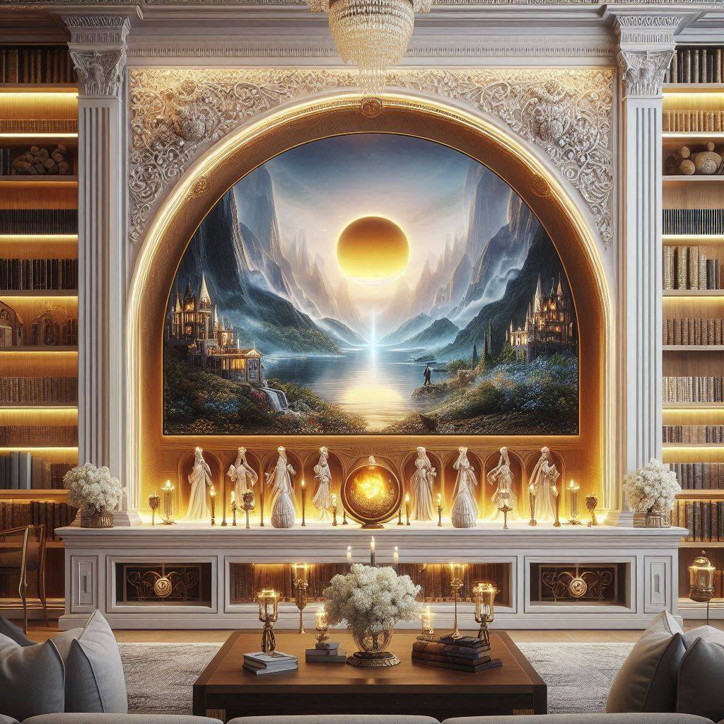 تی وی وال کتابخانه دار، زیبایی و کارایی در یک نگاه