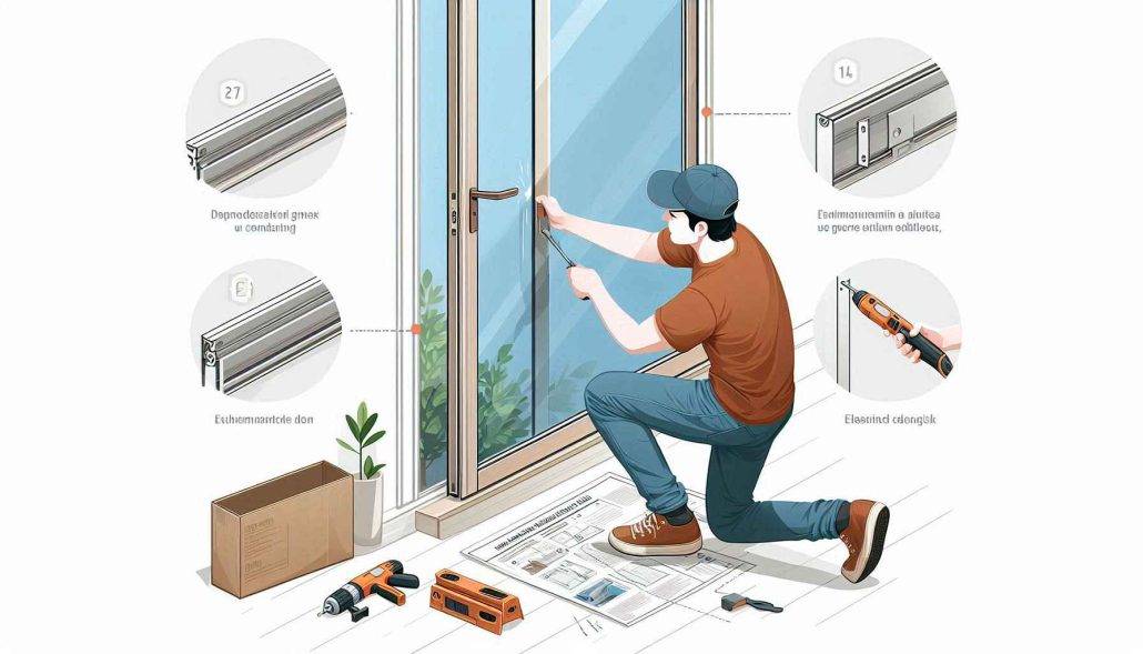 تعمیر صدای جیر جیر درب 1 رازهای نصب درب شیشهخور HDF، دستیابی به نتیجهای بینقص