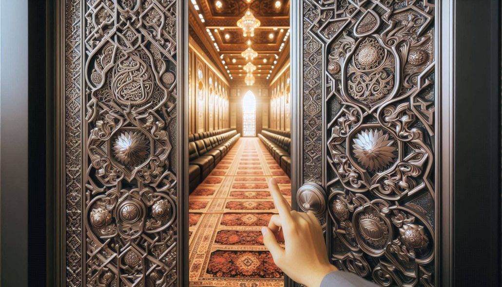 میراث فرهنگی و معنویت در طراحی درب فلزی مساجد 1 میراث فرهنگی و معنویت در طراحی درب فلزی مساجد