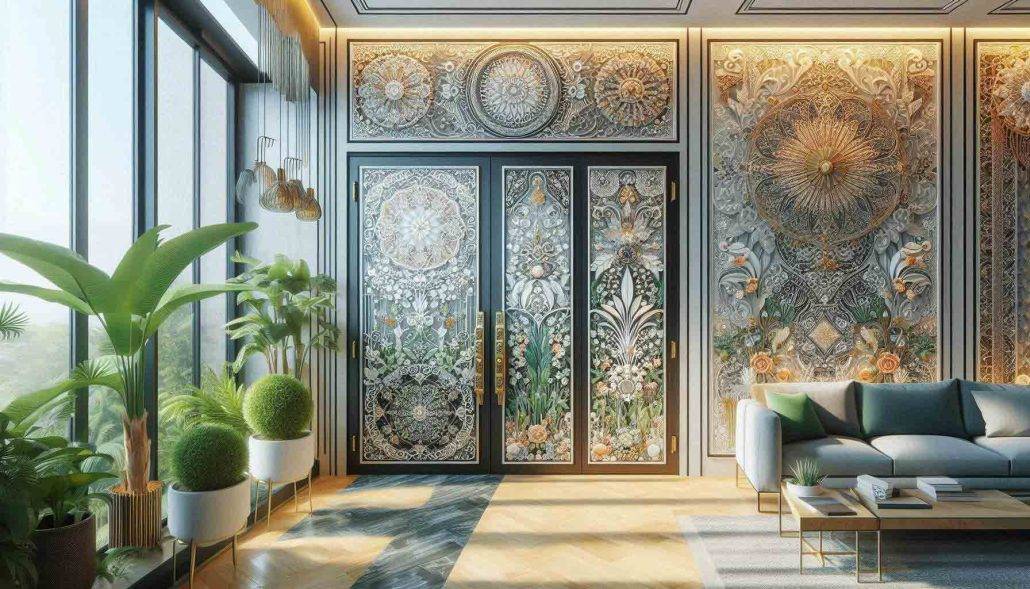 +50 نمونه درب چوبی شیشه خور در فانوس دیزاین 8 +50 نمونه درب چوبی شیشه خور در فانوس دیزاین