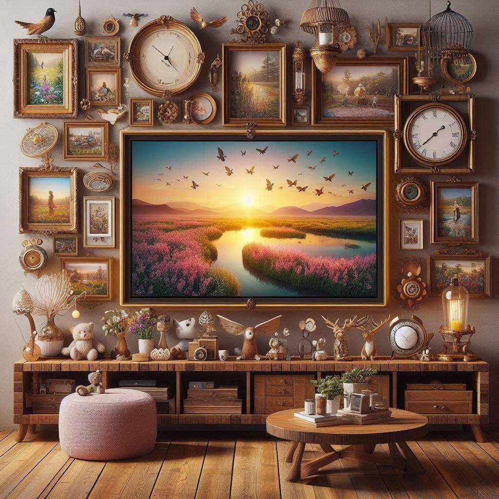 10 ایده خلاقانه برای دکور تلویزیون، تبدیل معمولی به شگفتانگیز! 1 10 ایده خلاقانه برای دکور تلویزیون، تبدیل معمولی به شگفتانگیز!