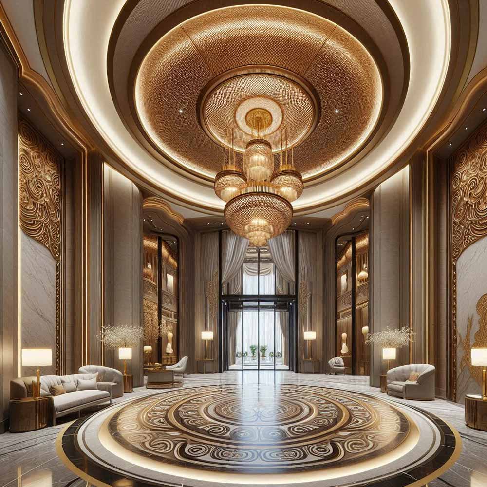 6 نکته برای ایجاد نمایی چشمگیر درب لابی لاکچری