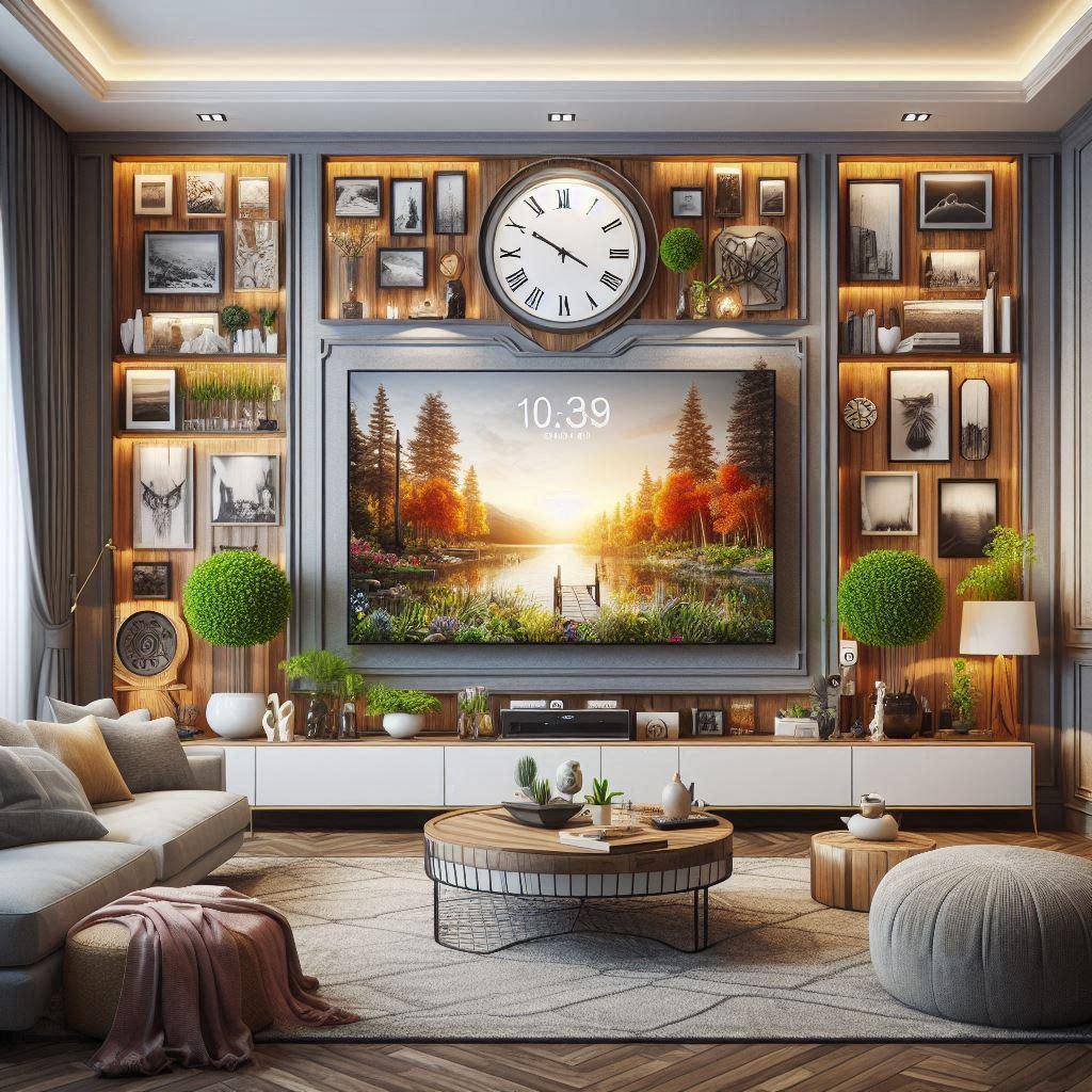 10 پیشنهاد کارآمد برای لمسه کاری دیوار پشت تلویزیون 1 10 پیشنهاد کارآمد برای لمسه کاری دیوار پشت تلویزیون