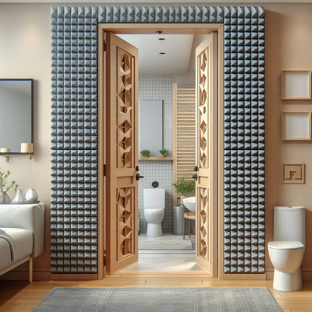 چگونه با درب آکوستیک از شر صدای همسایه خلاص شویم؟ 1 ویژگی های درب آکوستیک سرویس بهداشتی (درب عایق صدا سرویس )