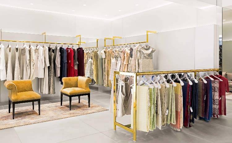 طراحی و اجرای دکوراسیون بوتیک زنانه 27 Art deco boutique decor design