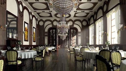 طراحی و اجرای دکوراسیون فست فود 23 Classic fast food decor