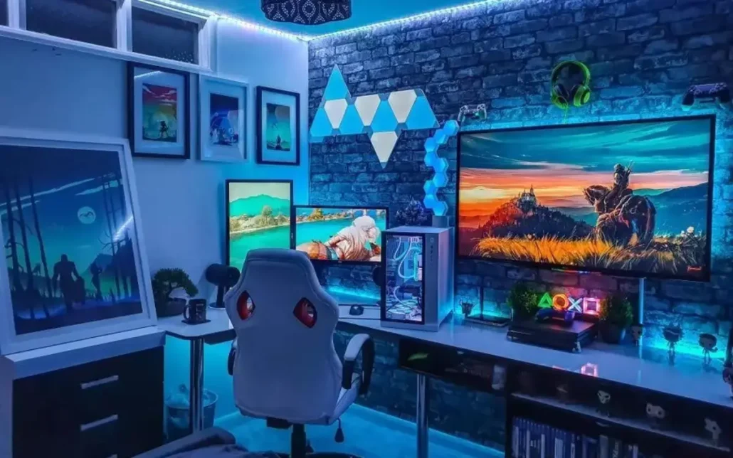طراحی و اجرای دکوراسیون اتاق گیمینگ 10 Design and implementation of gaming room decoration
