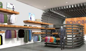 Design and implementation of men's boutique decoration