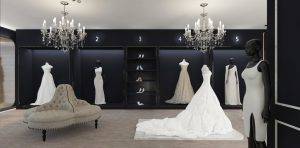 Designing and implementing the decoration of the wedding dress maison