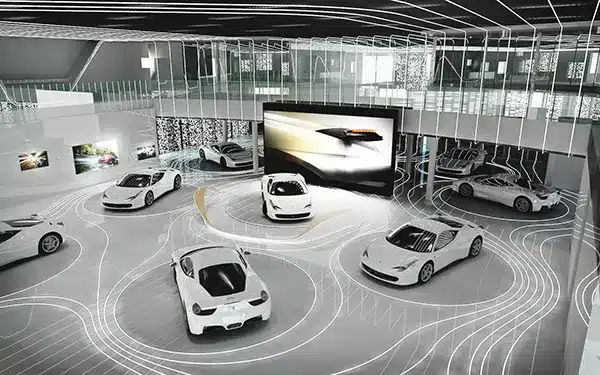 طراحی و اجرای دکوراسیون نمایشگاه ماشین 40 Facilities in the decoration of the car exhibition