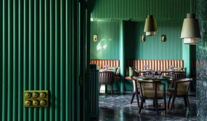 طراحی و اجرای دکوراسیون فست فود 32 Fast food Scandinavian style decoration