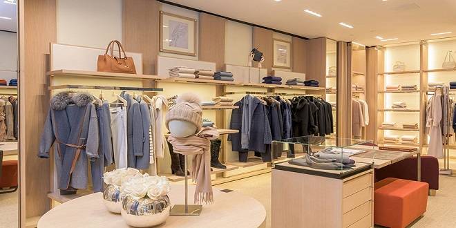 طراحی و اجرای دکوراسیون لباس فروشی 47 Furniture in classic clothing store decoration