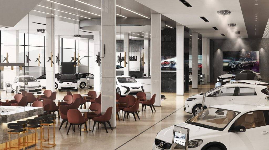 طراحی و اجرای دکوراسیون نمایشگاه ماشین 28 Furniture in the neoclassical decoration of the car exhibition