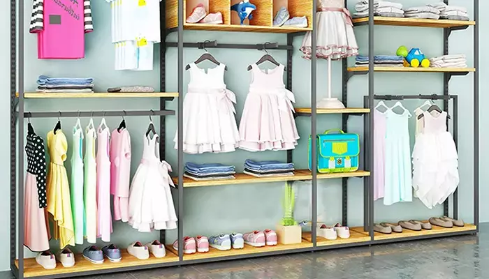 طراحی و اجرای دکوراسیون فروشگاه لباس بچه گانه 26 Industrial style decoration of children's clothing store
