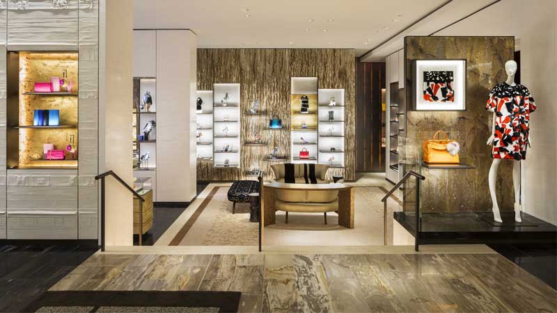 طراحی و اجرای دکوراسیون لباس فروشی 50 Industrial style decoration of clothes shop