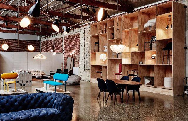 طراحی و اجرای دکوراسیون فروشگاه لوازم خانگی 26 Industrial style decoration of home appliances store