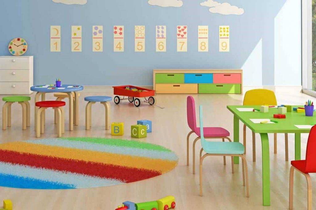 Kindergarten decoration design and execution