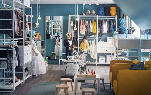 طراحی و اجرای دکوراسیون فروشگاه لباس بچه گانه 21 Modern decor children's clothing store