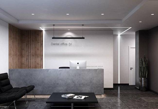 طراحی و اجرای دکوراسیون مطب 20 Modern office style decoration
