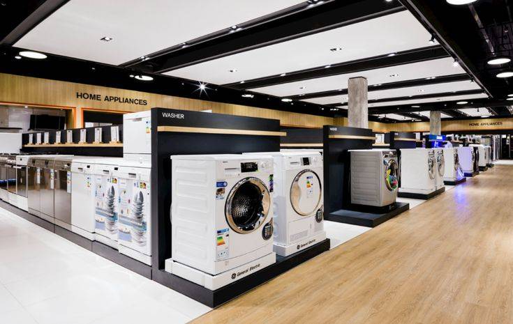 طراحی و اجرای دکوراسیون فروشگاه لوازم خانگی 20 Modern style decoration of home appliance store
