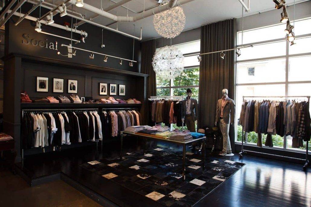 طراحی و اجرای دکوراسیون بوتیک مردانه 16 Neoclassical men's boutique decoration