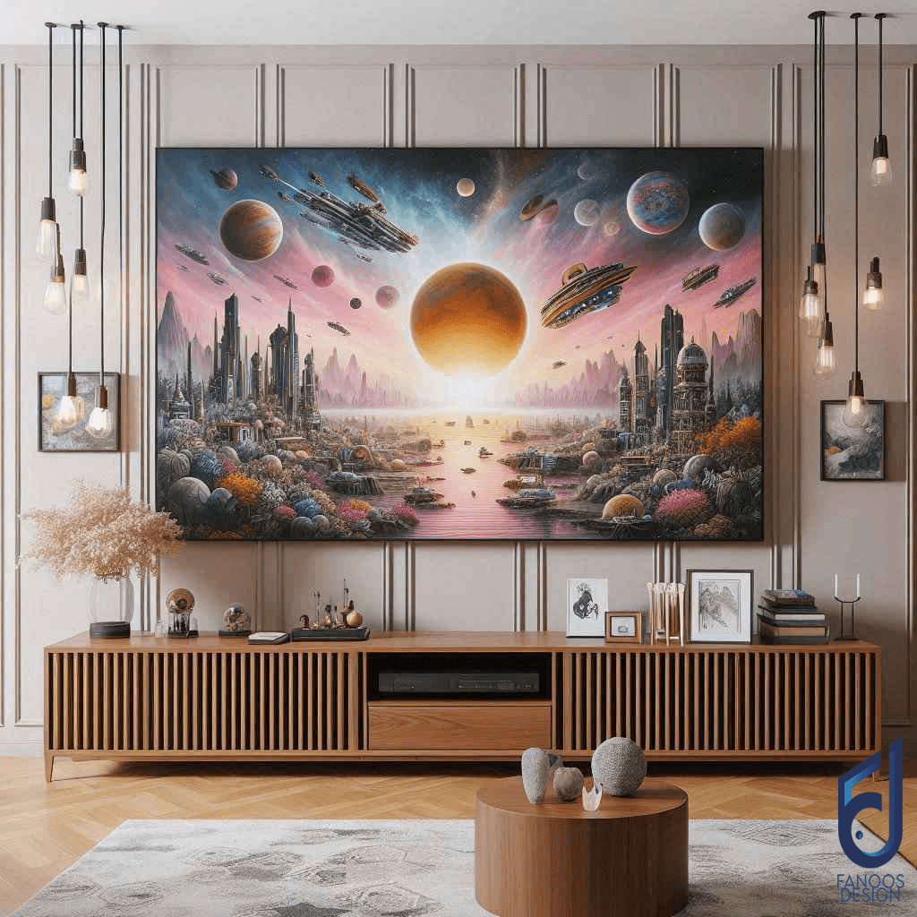 ویژگیهای تی وی وال در طراحی داخلی لاکچری 1 ویژگیهای تی وی وال در طراحی داخلی لاکچری