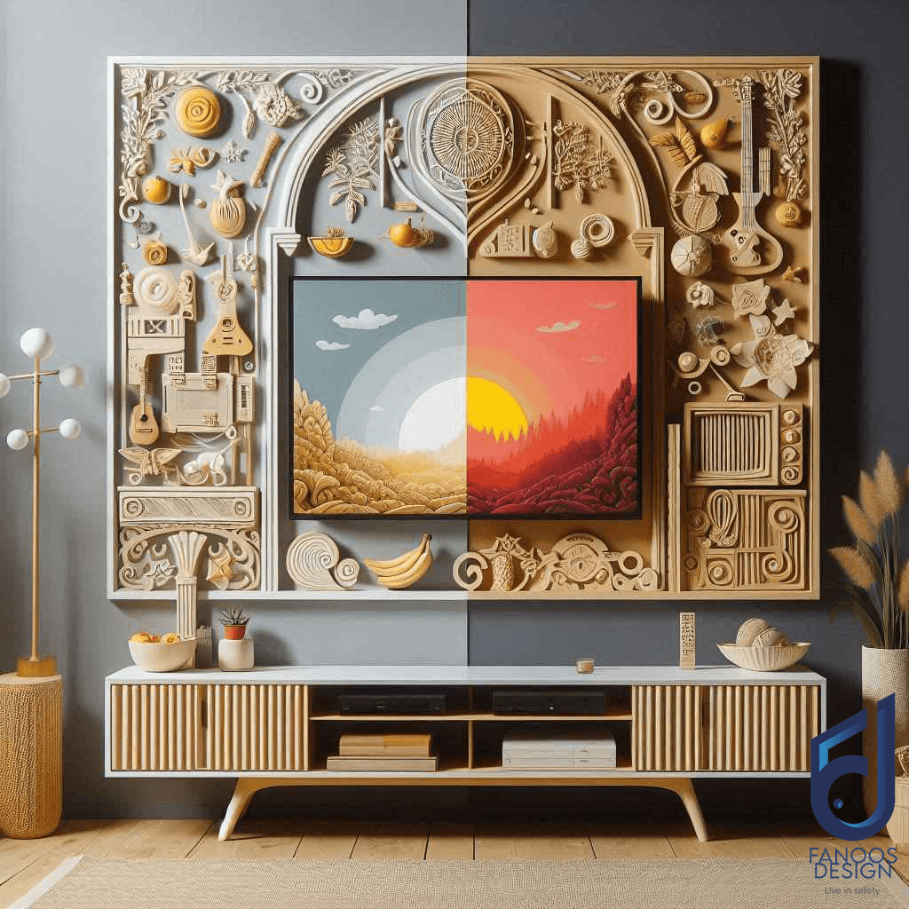 تی وی وال ام دی اف و میز تلویزیون،کدام یک فضای شما را تحول میبخشد 1 تی وی وال ام دی اف و میز تلویزیون،کدام یک فضای شما را تحول میبخشد