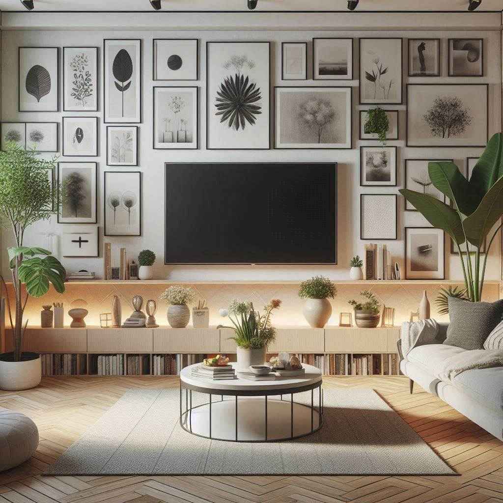 جدیدترین تی وی وال که باید در 2024 امتحان کنید 1 جدیدترین دکور پشت تلویزیون در سال 2024