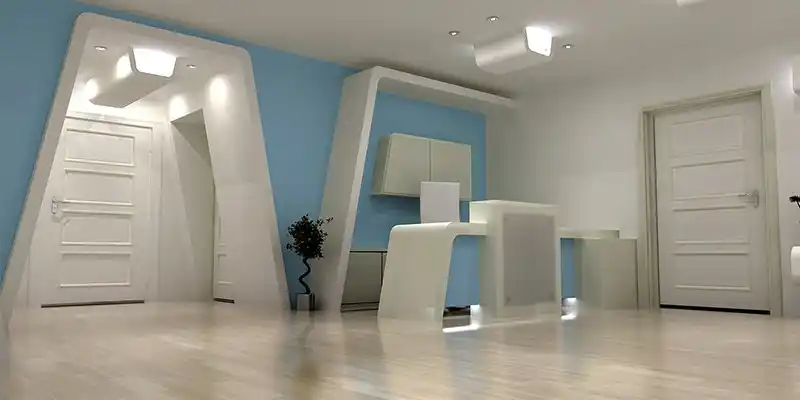 طراحی و اجرای دکوراسیون مطب 23 Office neoclassical style decoration