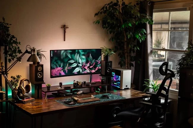 طراحی و اجرای دکوراسیون اتاق گیمینگ 19 Rustic decor of the gaming room