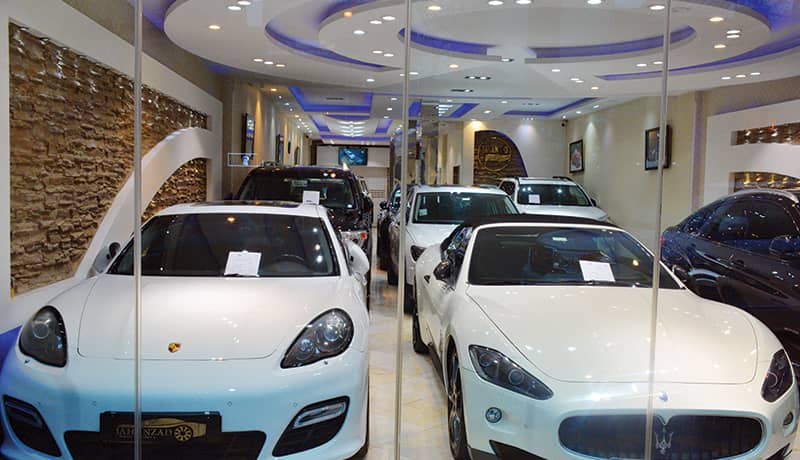 طراحی و اجرای دکوراسیون نمایشگاه ماشین 31 Rustic decoration of car showroom