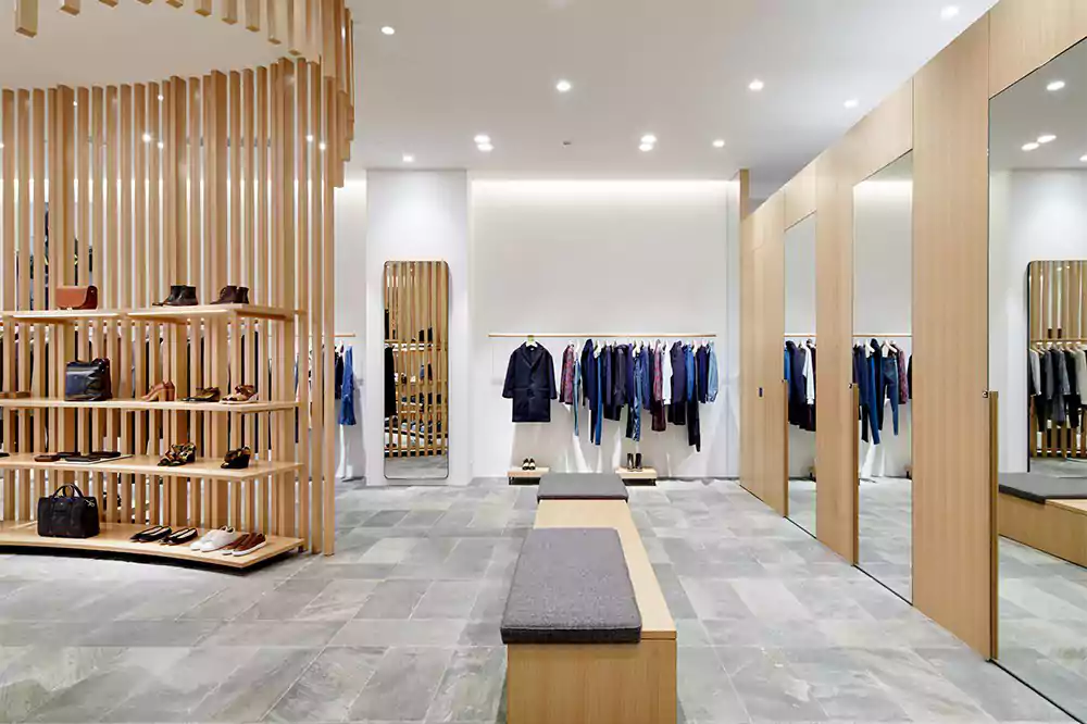 طراحی و اجرای دکوراسیون لباس فروشی 52 Rustic decoration of clothing store