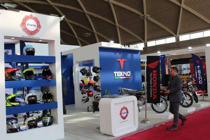 طراحی و اجرای دکوراسیون نمایشگاه موتور سیکلت 28 Rustic decoration of the motorcycle exhibition