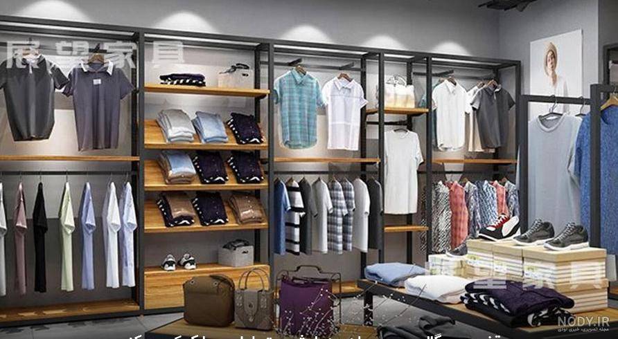 طراحی و اجرای دکوراسیون بوتیک مردانه 21 Rustic men's boutique decor