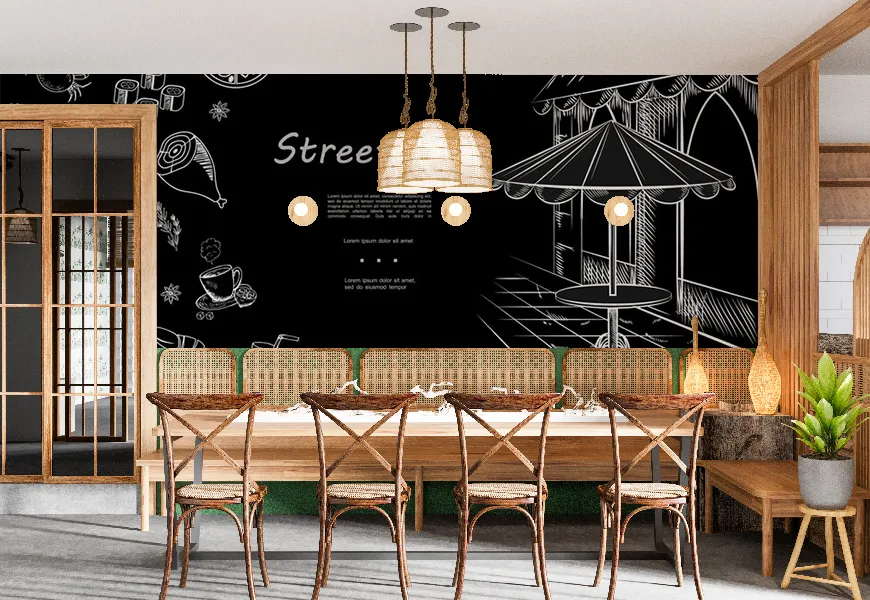 طراحی و اجرای دکوراسیون فست فود 33 Scandinavian fast food interior designn