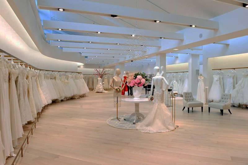 طراحی و اجرای دکوراسیون مزون لباس عروس 32 Scandinavian style decoration of bridal dress maison