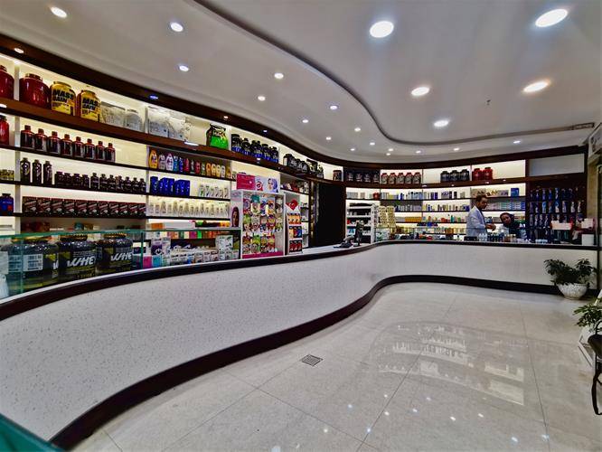 طراحی و اجرای دکوراسیون داروخانه 32 Scandinavian style pharmacy decoration