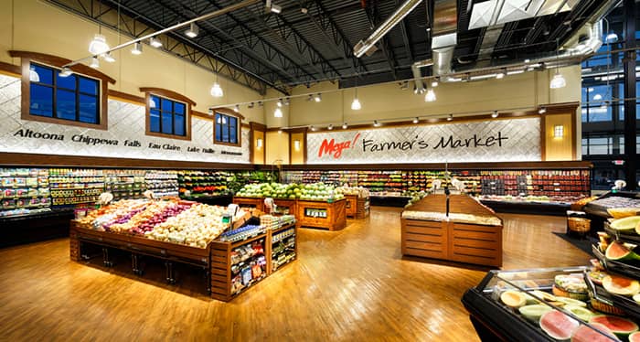 طراحی و اجرای دکوراسیون سوپر مارکت 24 Scandinavian style supermarket decoration