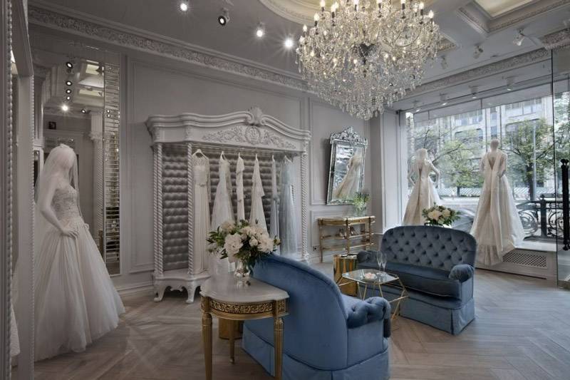 طراحی و اجرای دکوراسیون مزون لباس عروس 39 Services in the decoration of the maison wedding dress