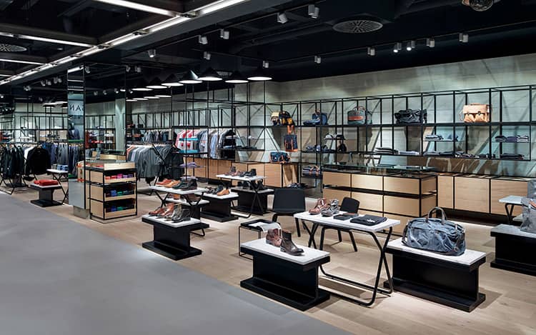 طراحی و اجرای دکوراسیون لباس فروشی 59 Wardrobe in Art Deco decoration of clothing store
