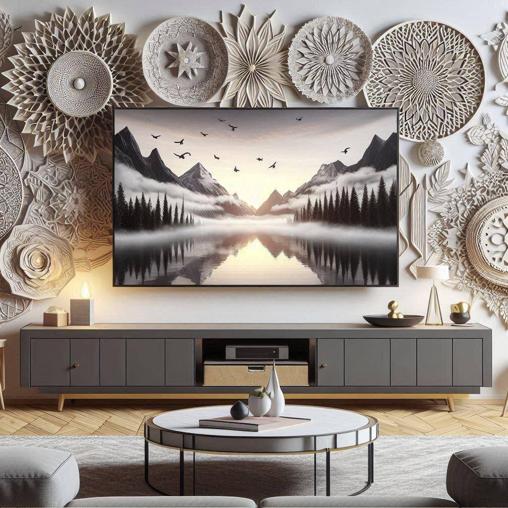 هنر دکوراسیون، خلق زیبایی با تی وی وال 1 هنر دکوراسیون، خلق زیبایی با تی وی وال